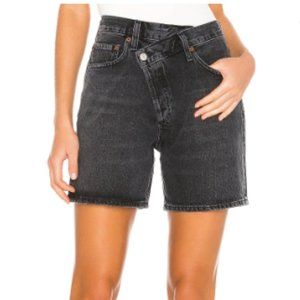 Agolde Black Women's Bermuda Shorts